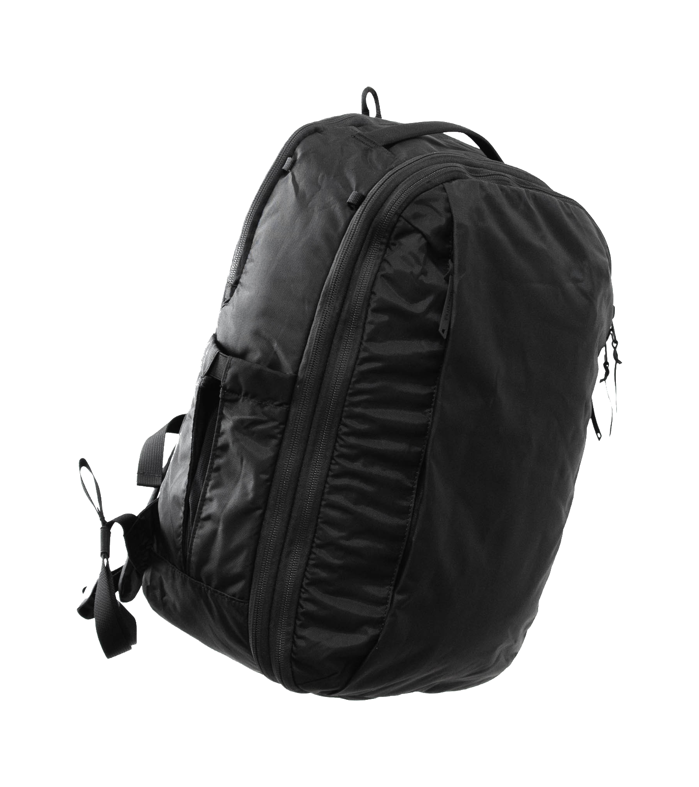 Almond Oak 25 + 5L Travel Backpack, front three-quarter view